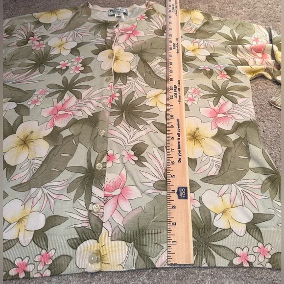Pendleton Floral Sweater Cardigan - Picture 6 of 9